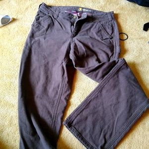 Brown Carhartt Flannel lined pants